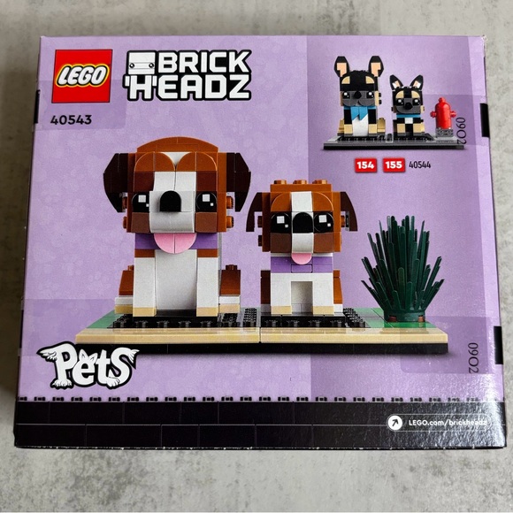 Lego BrickHeadz Pets St. Bernard Set (#40543) - Picture 2 of 6